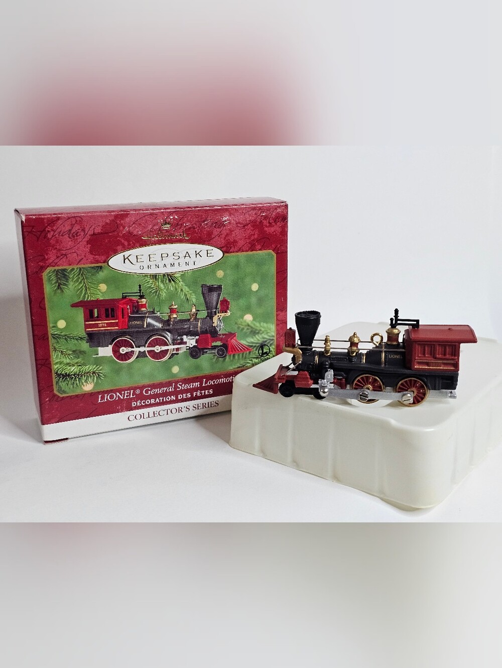 Hallmark Keepsake 2000 Lionel 1872 General Steam Locomotive Train Ornament #5